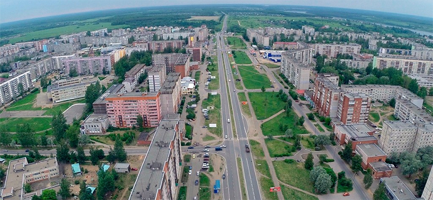 Воскресенский собор Романов Борисоглебск с квадрокоптера