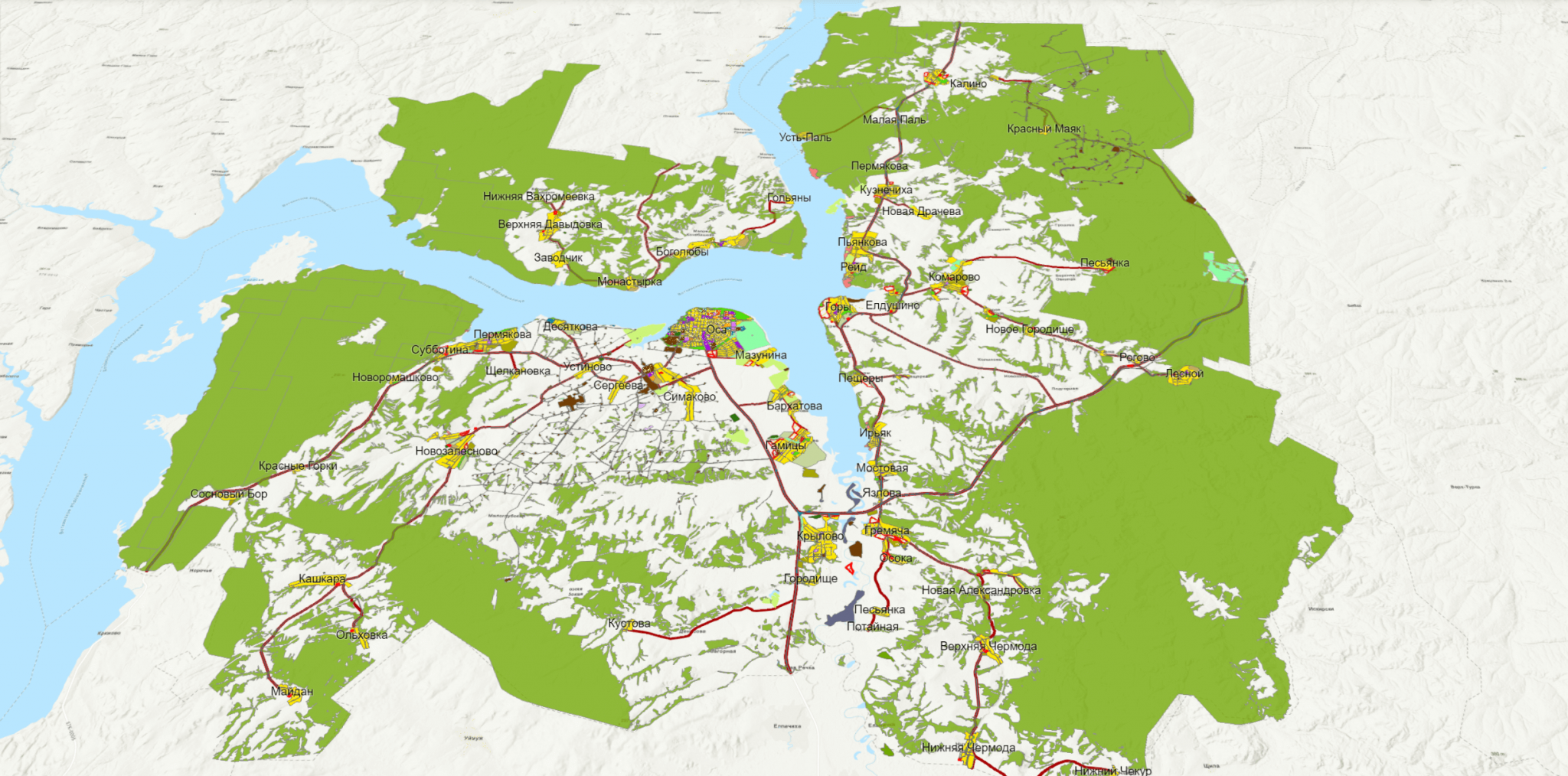 Карта оса пермский. Осинский городской округ Пермского края. Оса Пермский край генплан. Генплан города Оса Пермский край. Глава Осинского городского округа Пермского края фото.